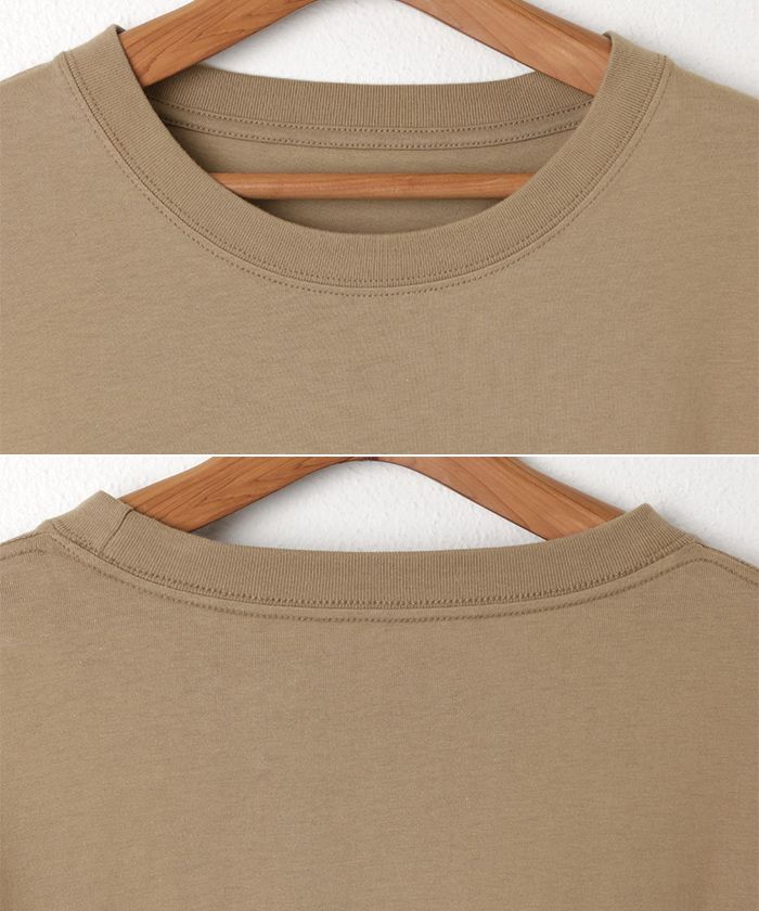 アンドミー andme コットン オーバーサイズ 半袖 Tシャツ
