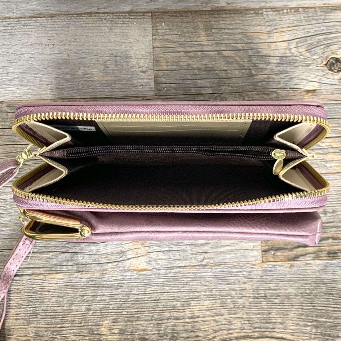 シーアールビー CRB がま口スマホショルダーバッグ