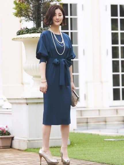バルーンスリーブワンピース
