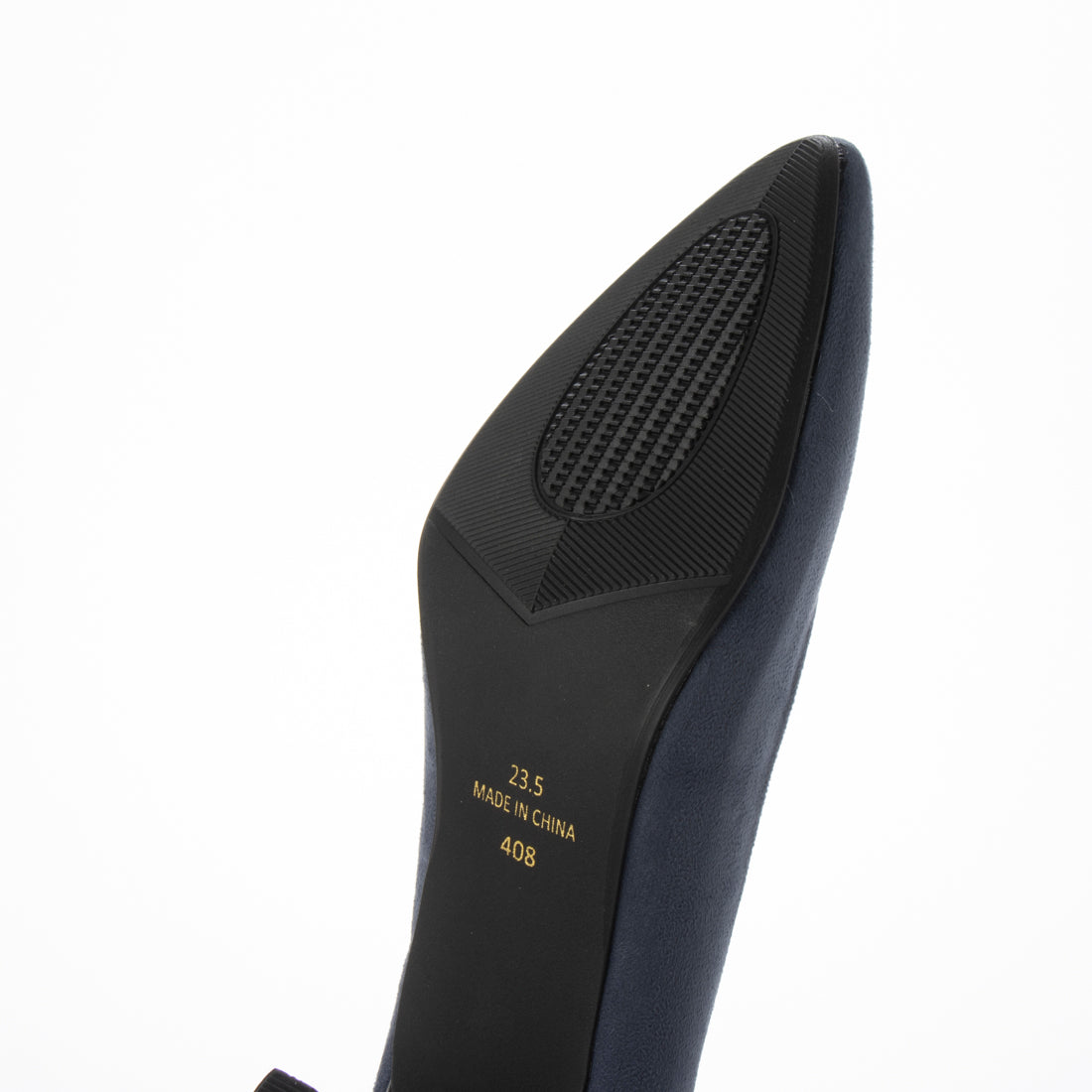 メヌエ Menue ふわっふわの履き心地 ポインテッドトゥ パンプス (3076グレイッシュネイビーSD) 3076グレイッシュネイビーSD