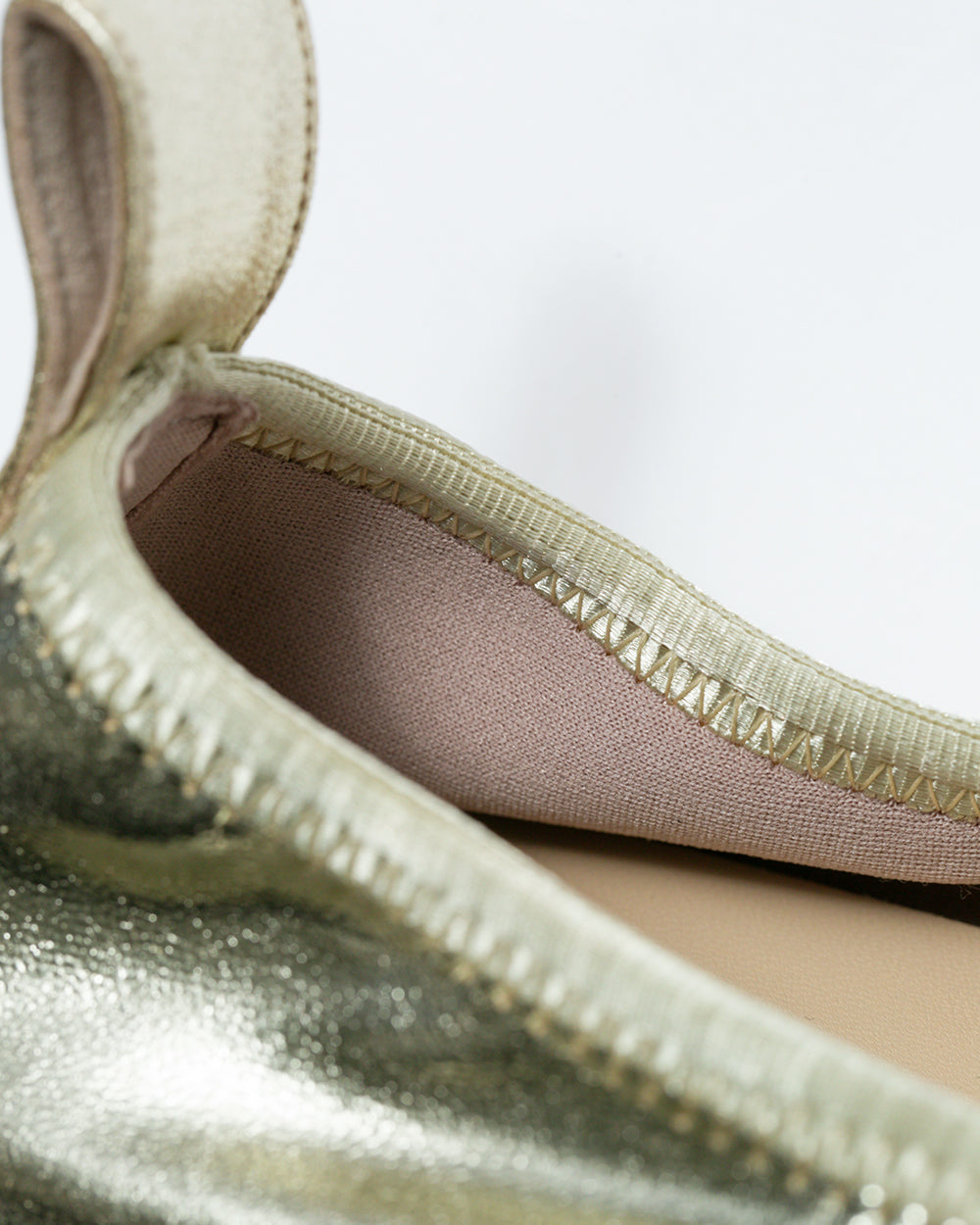 【24SS】エマ フランシス Emma Francis フラット バレエシューズ (ゴールド アップルレザー) ゴールド アップルレザー