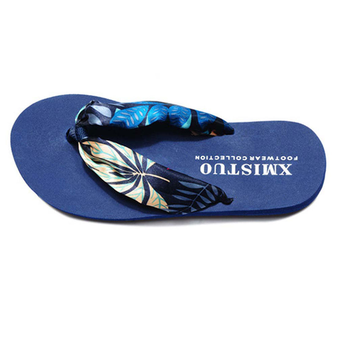 トングサンダル レディース ブラックA(フラワー)