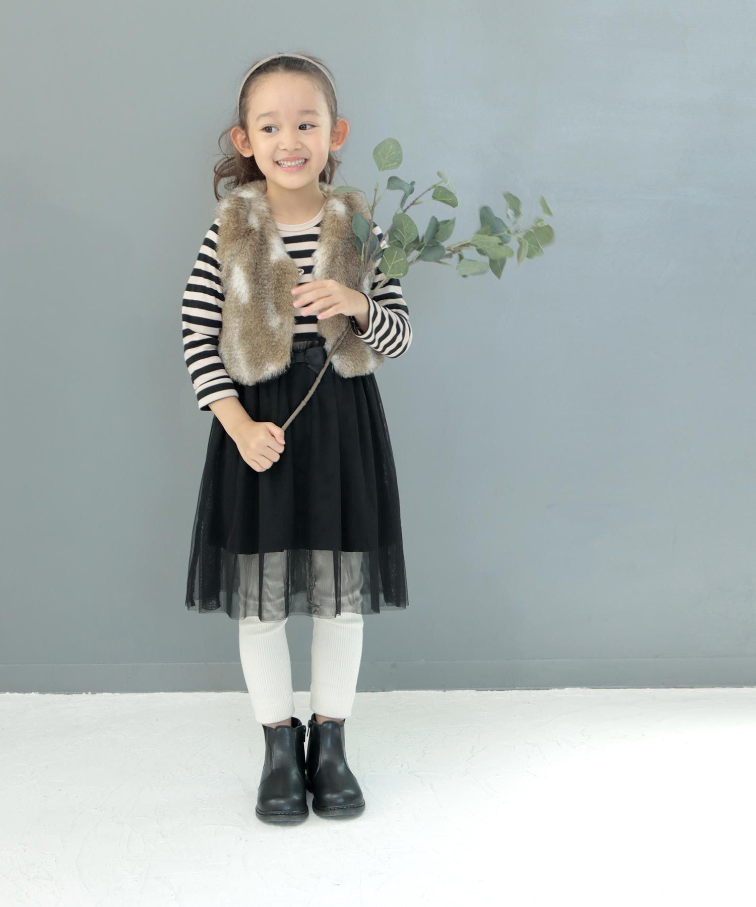 ファスナー付きサイドゴアブーツ