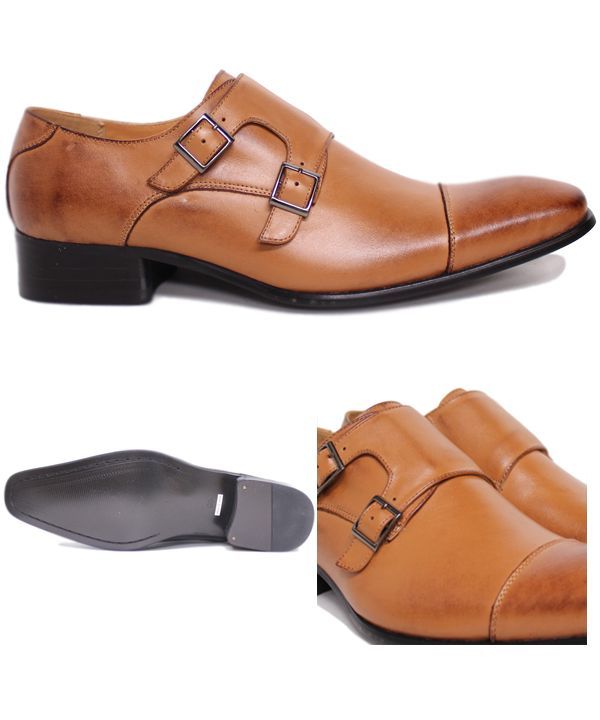 SFW サラバンド SARABANDE ダブルモンクビジネスシューズ/7773