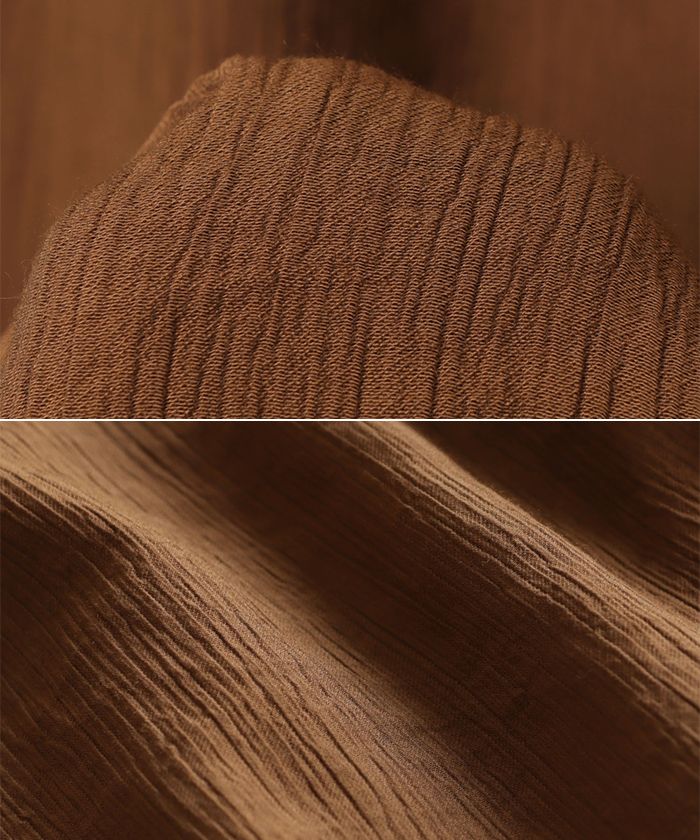 アンドミー andme レイヤード風  シアー ノースリーブ ブラウス