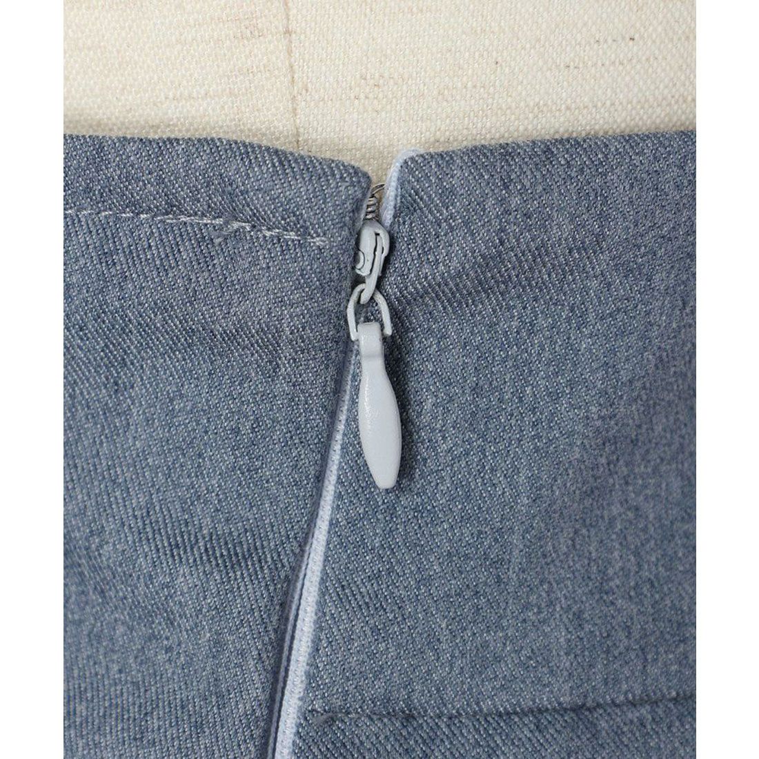 アンアナザーアンジェラス an another angelus フロント釦ハイウエストタイトスカート【洗える】