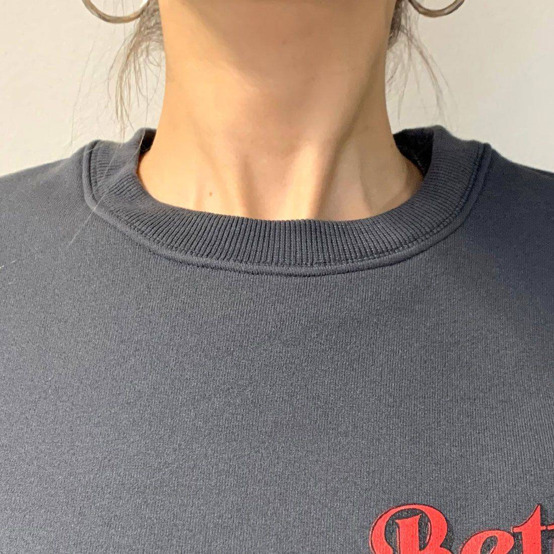 ノンヘッジ non-hedge BETTYプリント裏起毛プルオーバー