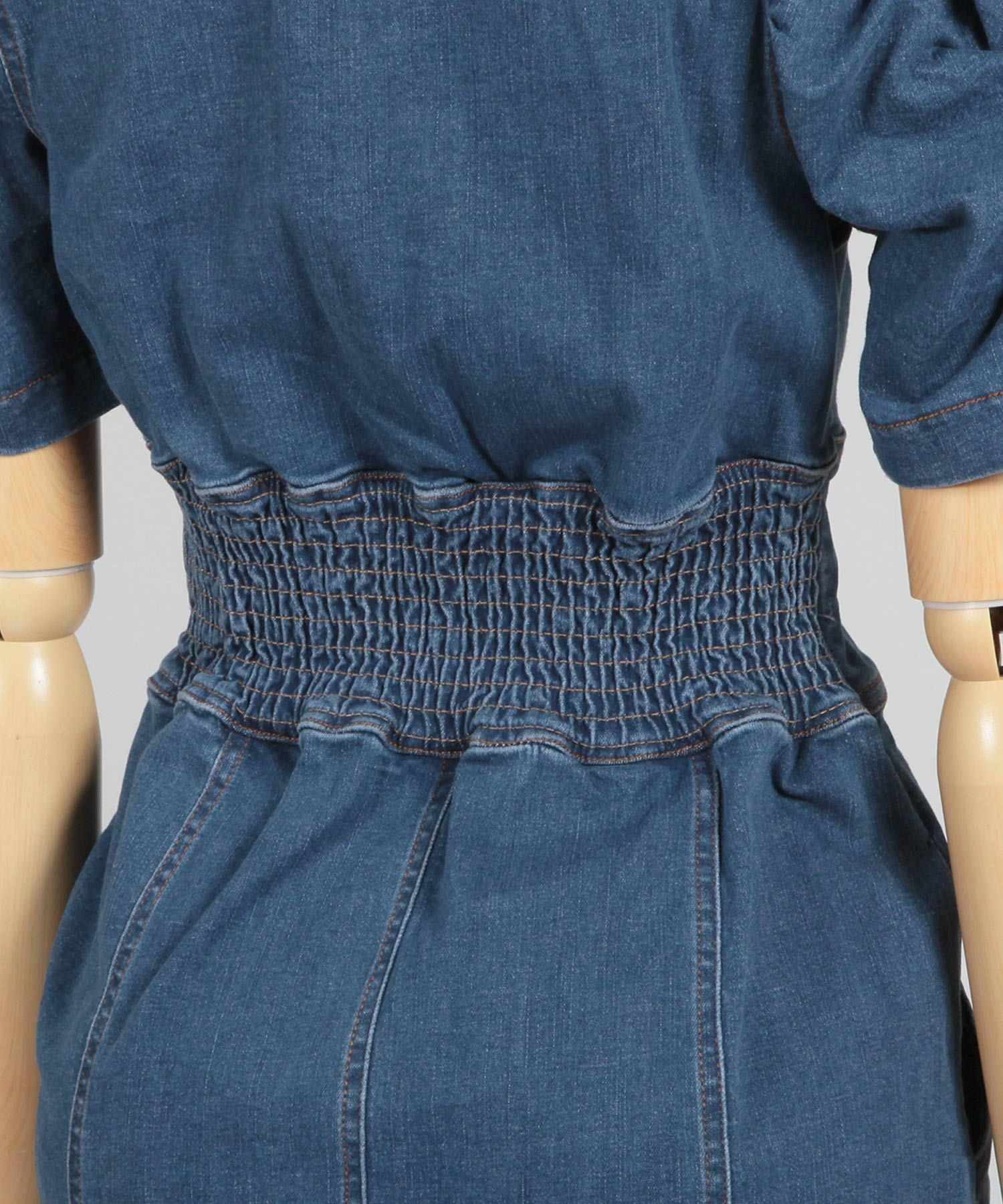 ジュリアブティック JULIA BOUTIQUE ロング丈・デニムマーメイドワンピース/23010