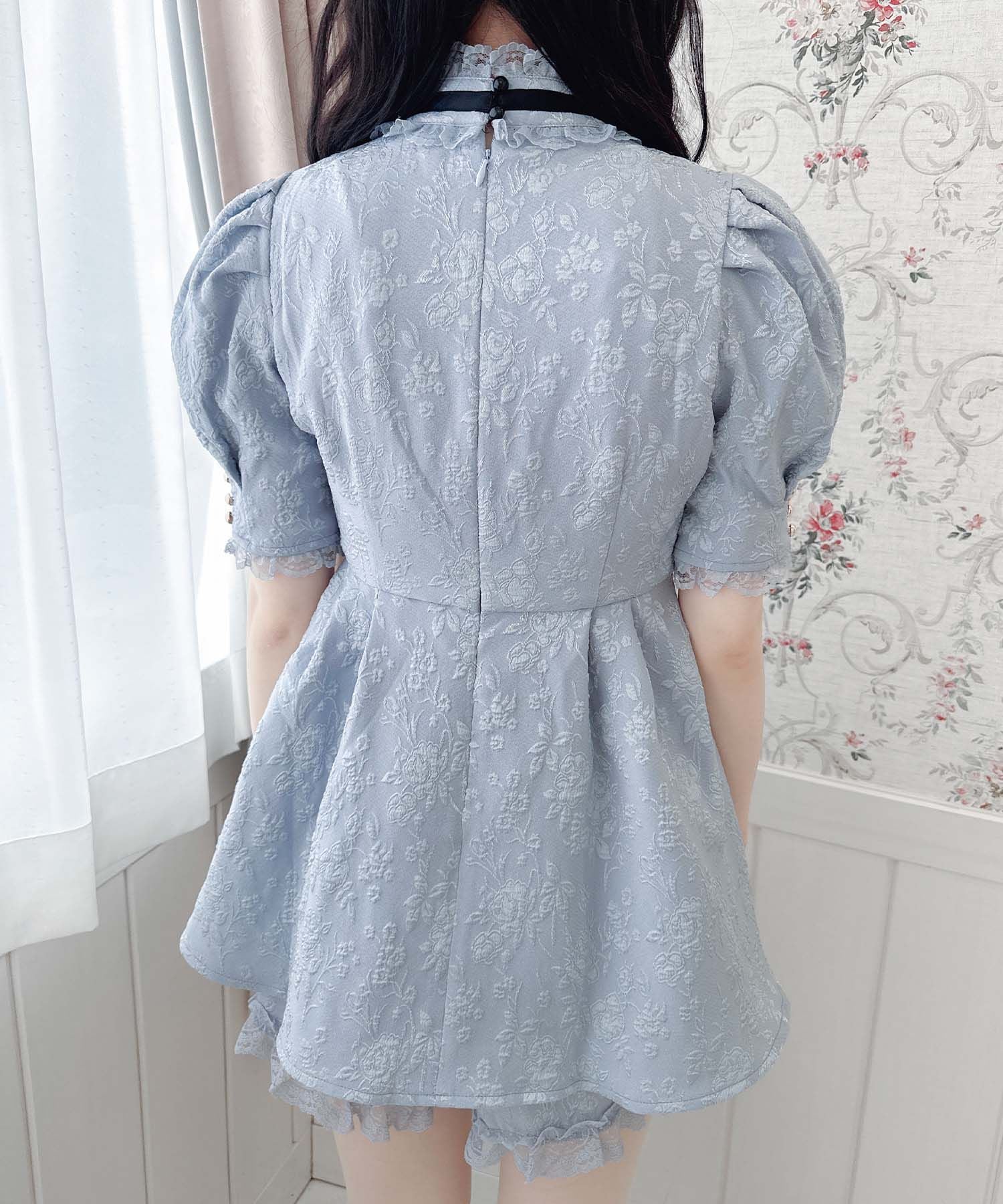 ロジータ ROJITA 花柄ふくれジャガード セットアップ