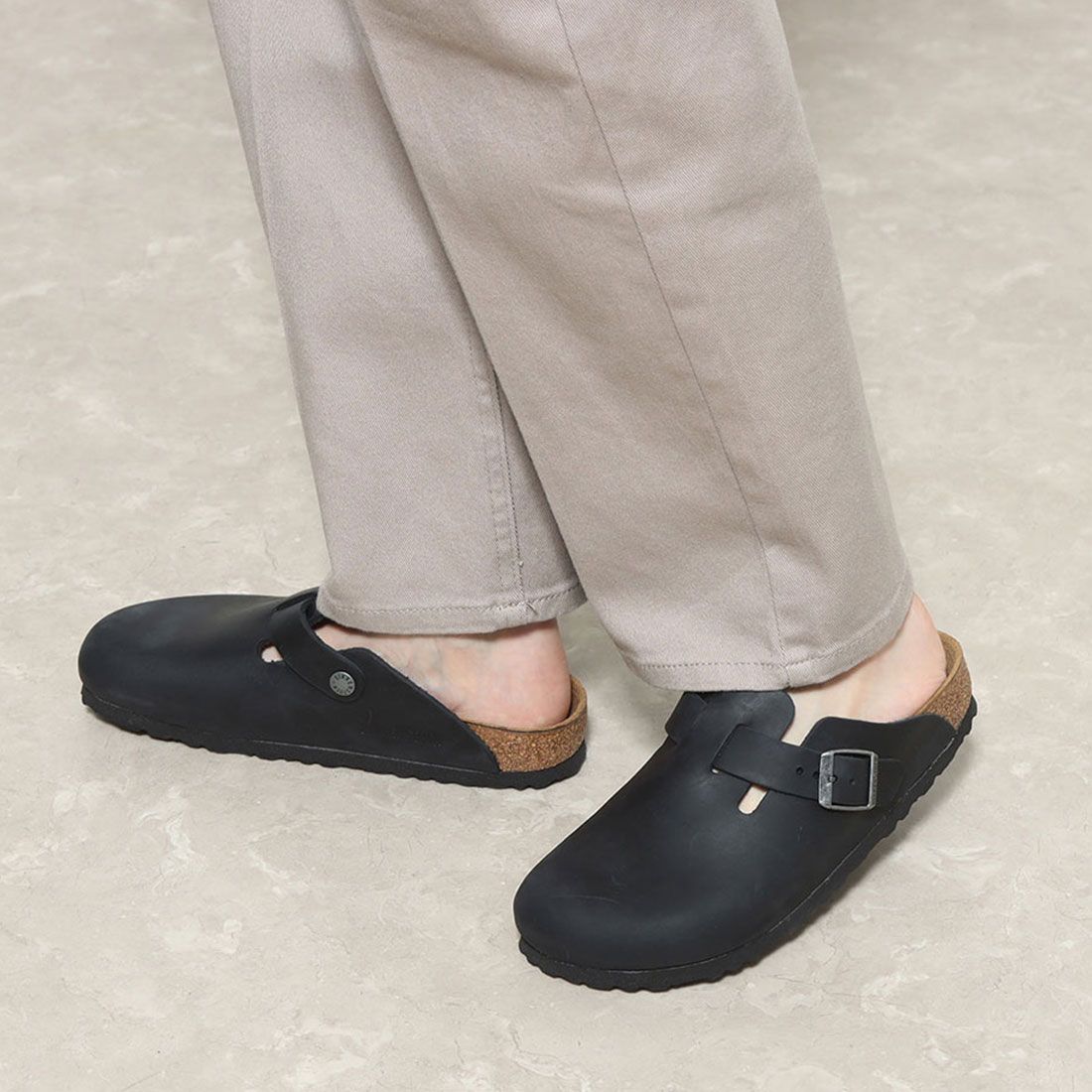 ビルケンシュトック BIRKENSTOCK Boston NU Oiled【ナロー幅】