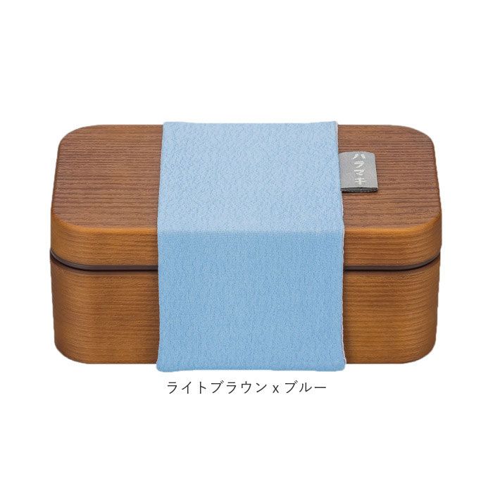 ノーブランド No Brand ハラマキ ベントウ 木目長角弁当 S 600ml【返品不可商品】