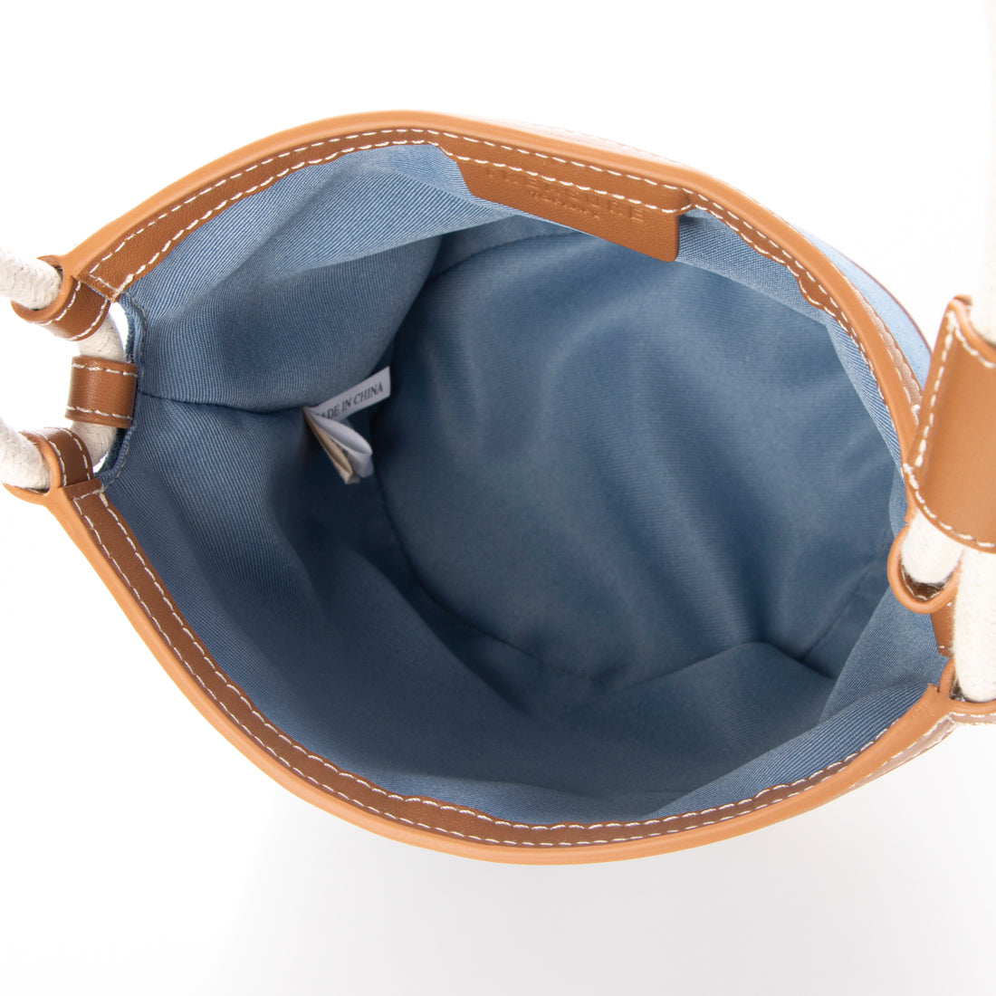 トプカピ TOPKAPI デニム バケツ型 ワンショルダーバッグ (ブルー) ブルー