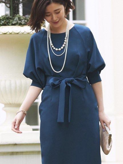 バルーンスリーブワンピース