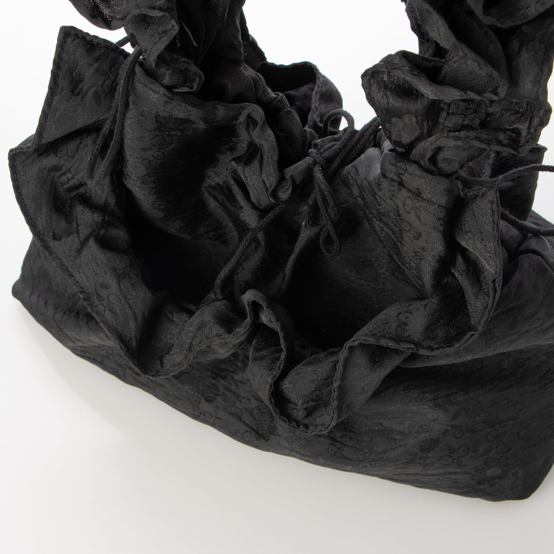 ランダ RANDA ジャガードシャーリングバック (BLACK) BLACK