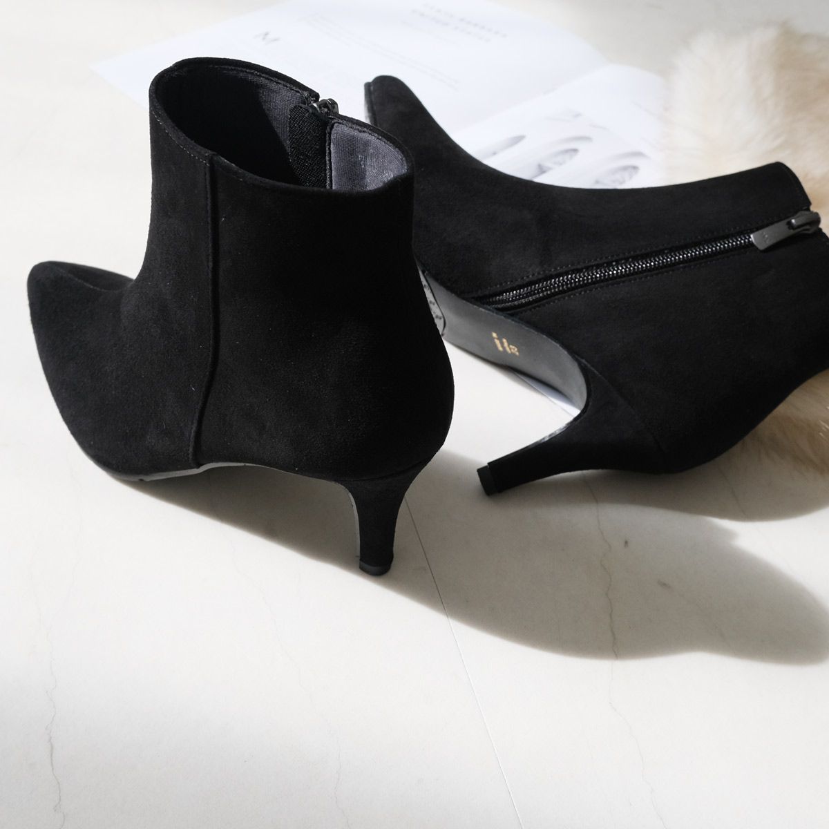 ポインター pointer 【本革】ブーツ ポインテッドトゥ 日本製 レディース 7cmヒール 歩きやすい 履きやすい PO-PTN710