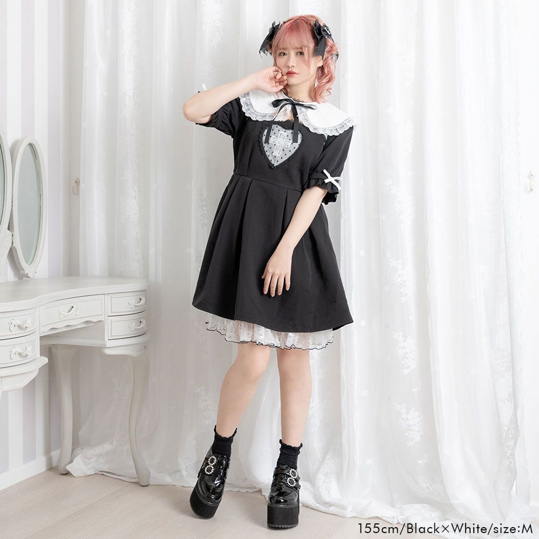 ユメテンボウ 夢展望 闇十字架ハ-トワンピ-ス