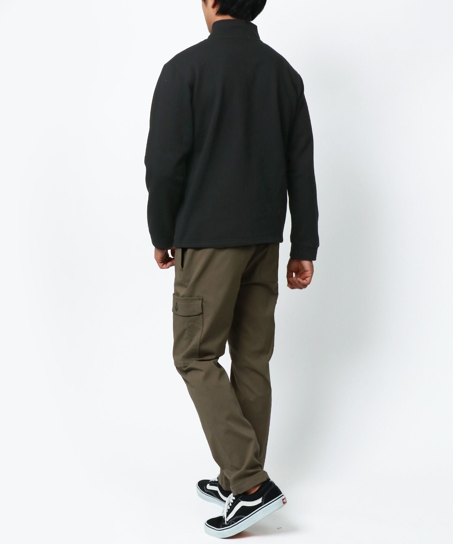 Marukawa MARUKAWA 【CONVERSE】 Converse Fleece-Lined Zip-Up Trainer Half-Zip Sweat Golf Sports Loungewear