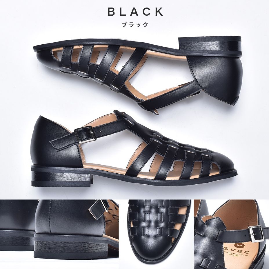 シュベック SVEC レザーグルカサンダル