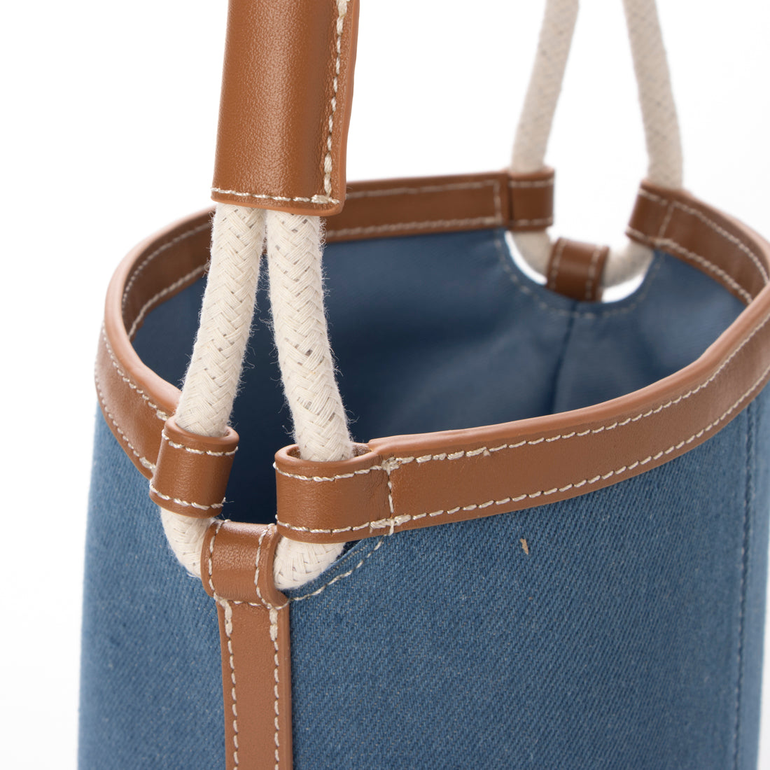 トプカピ TOPKAPI デニム バケツ型 ワンショルダーバッグ (ブルー) ブルー