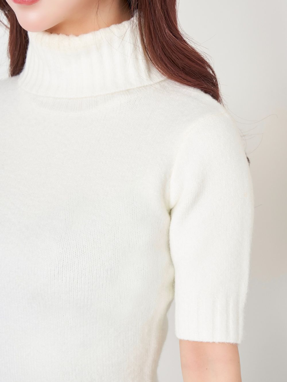 ダーリッチ Darich イレヘムフリルニットミニワンピース