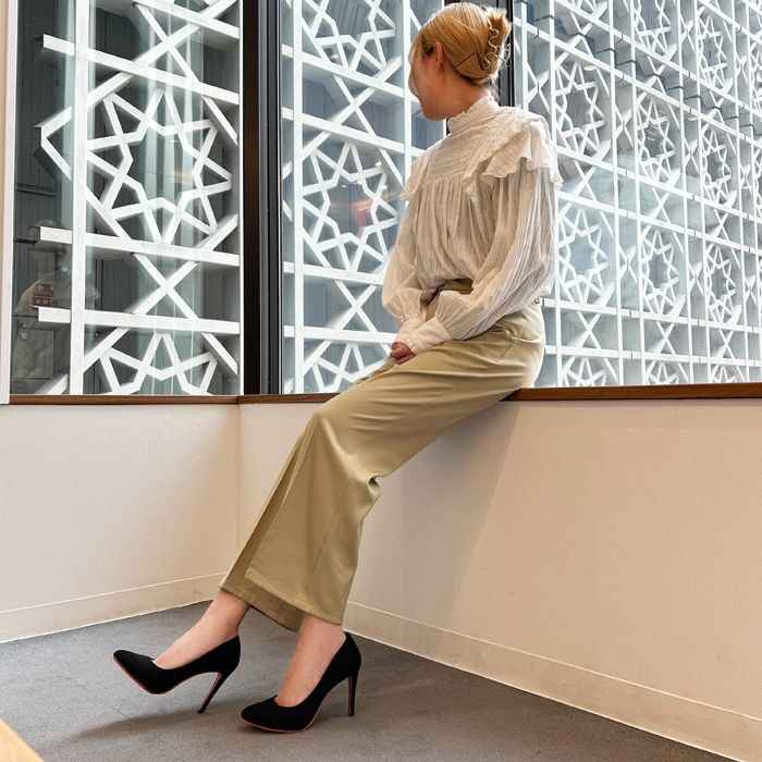 Attagirl Red Sole High Heel Pumps 10cm Heel