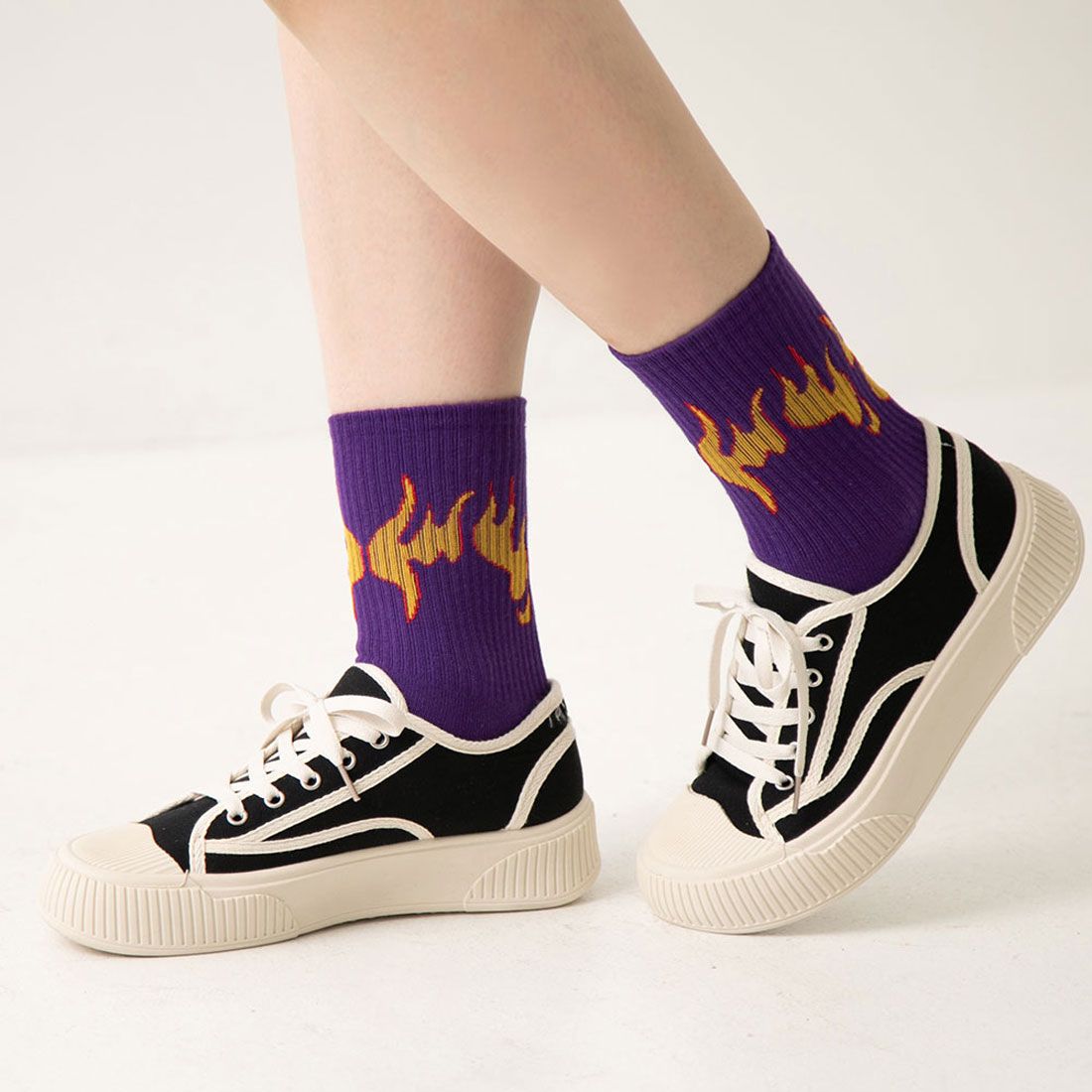 ユメテンボウ 夢展望 厚底キャンバススニーカー