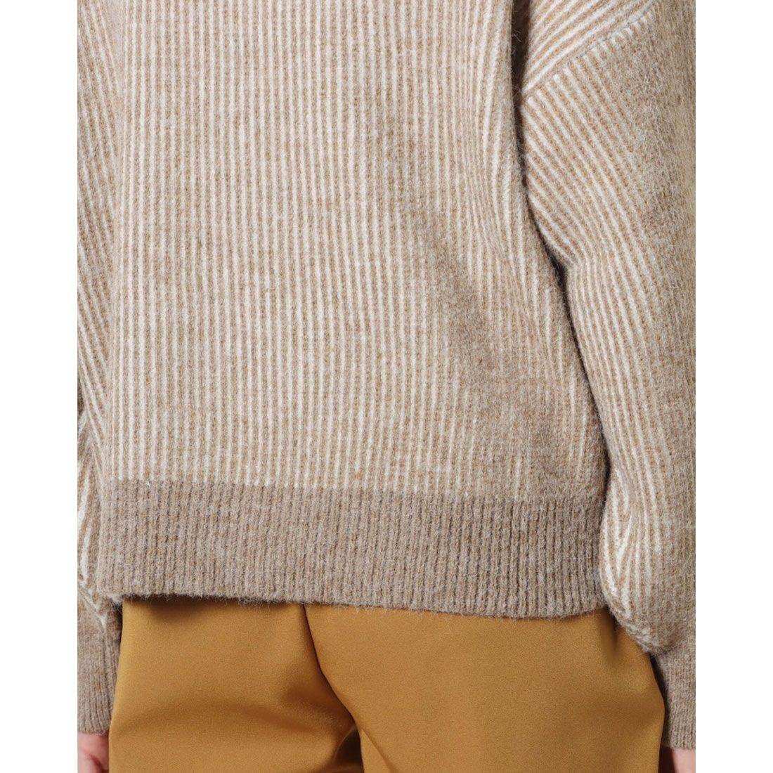 ラナン RANAN ストライプ配色ニット