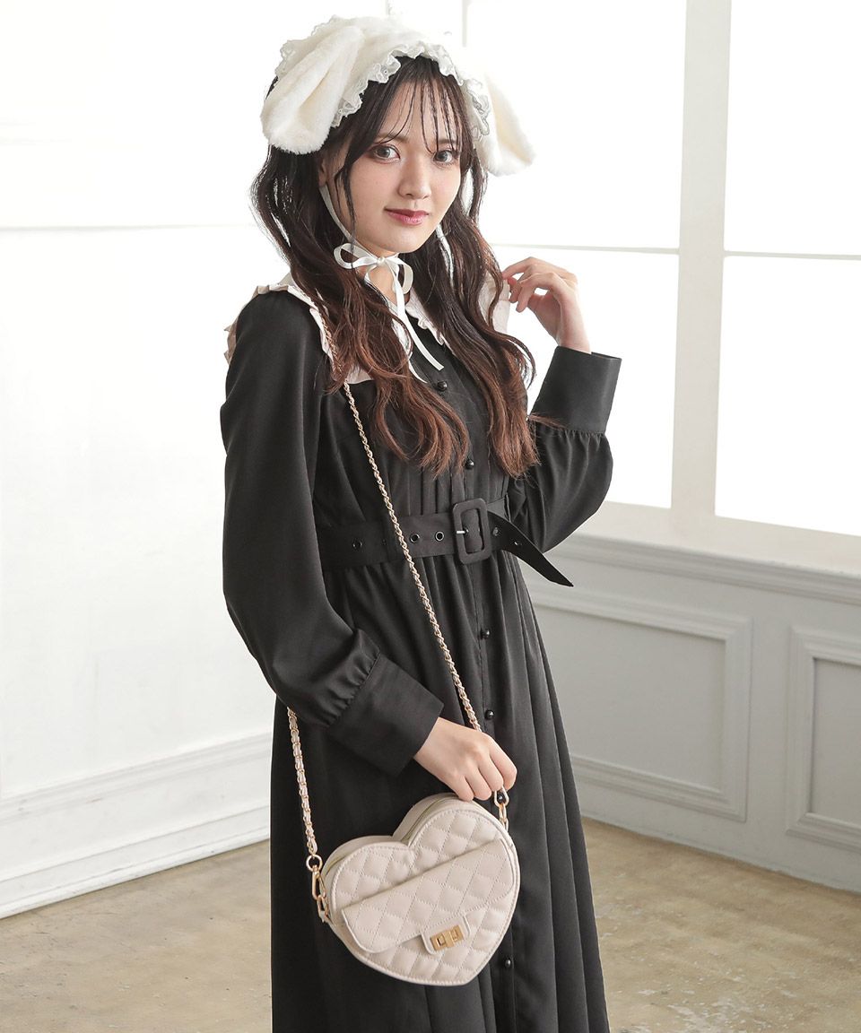 アルトローズ ALTROSE キルティング キルト ショルダーバッグ ハート ラブ