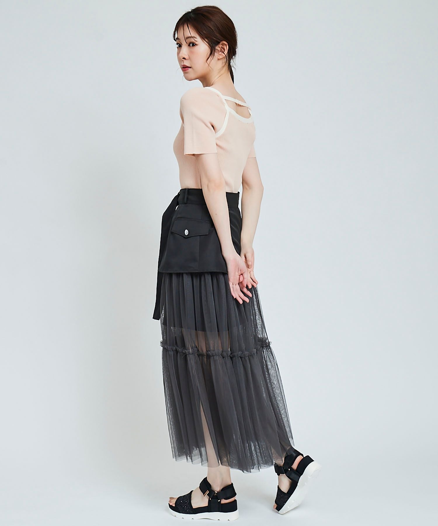 トランテアン ソン ドゥ モード 31 Sons de mode チュール×ミニスカート