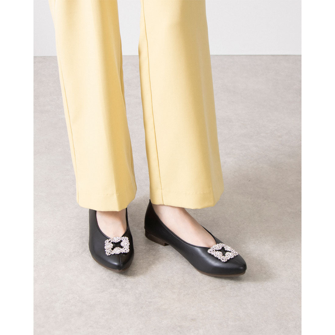 アイケープラス IKplus 【日本製】【レインパンプス】【ネット限定】センターシームフラットシューズ 4625 ■シルバースムース■ シルバー