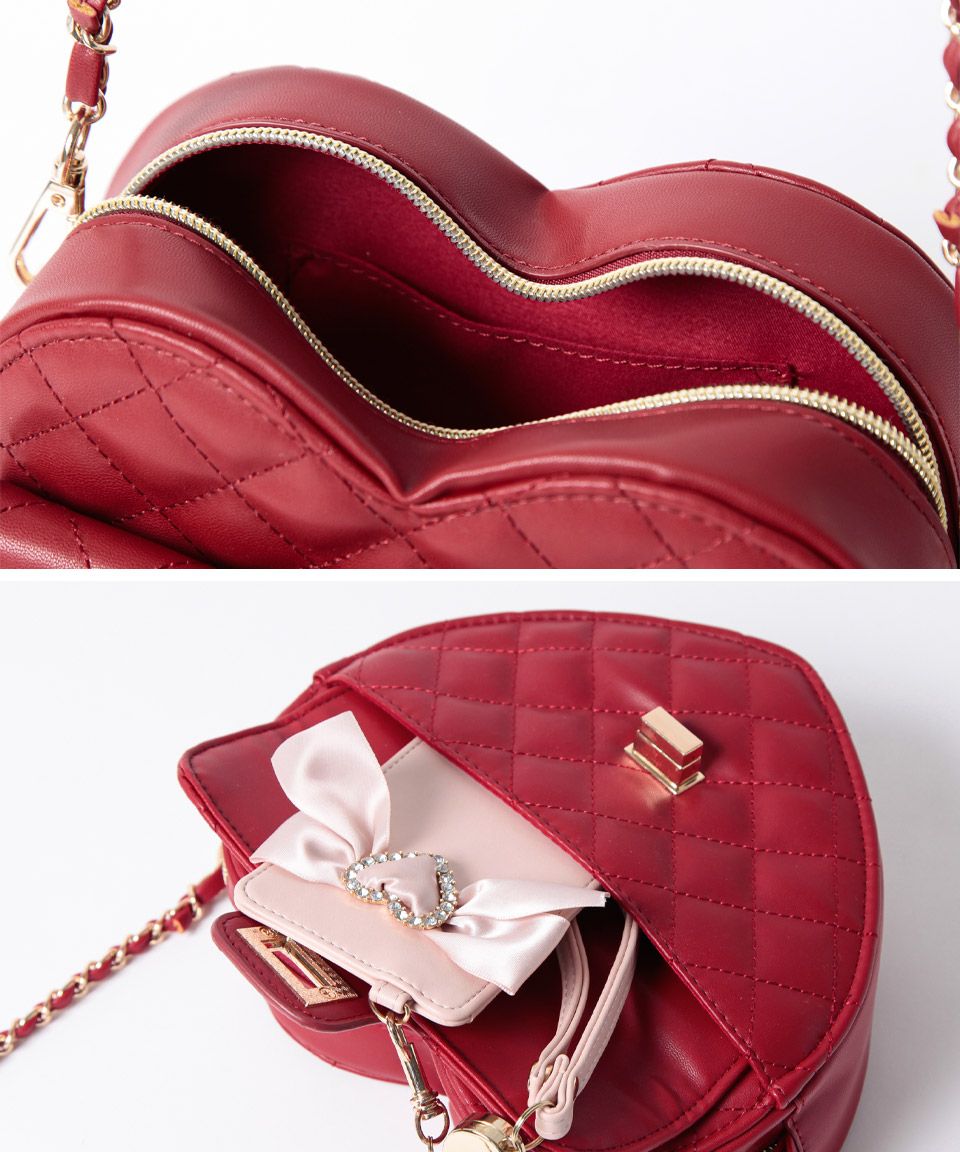 アルトローズ ALTROSE キルティング キルト ショルダーバッグ ハート ラブ