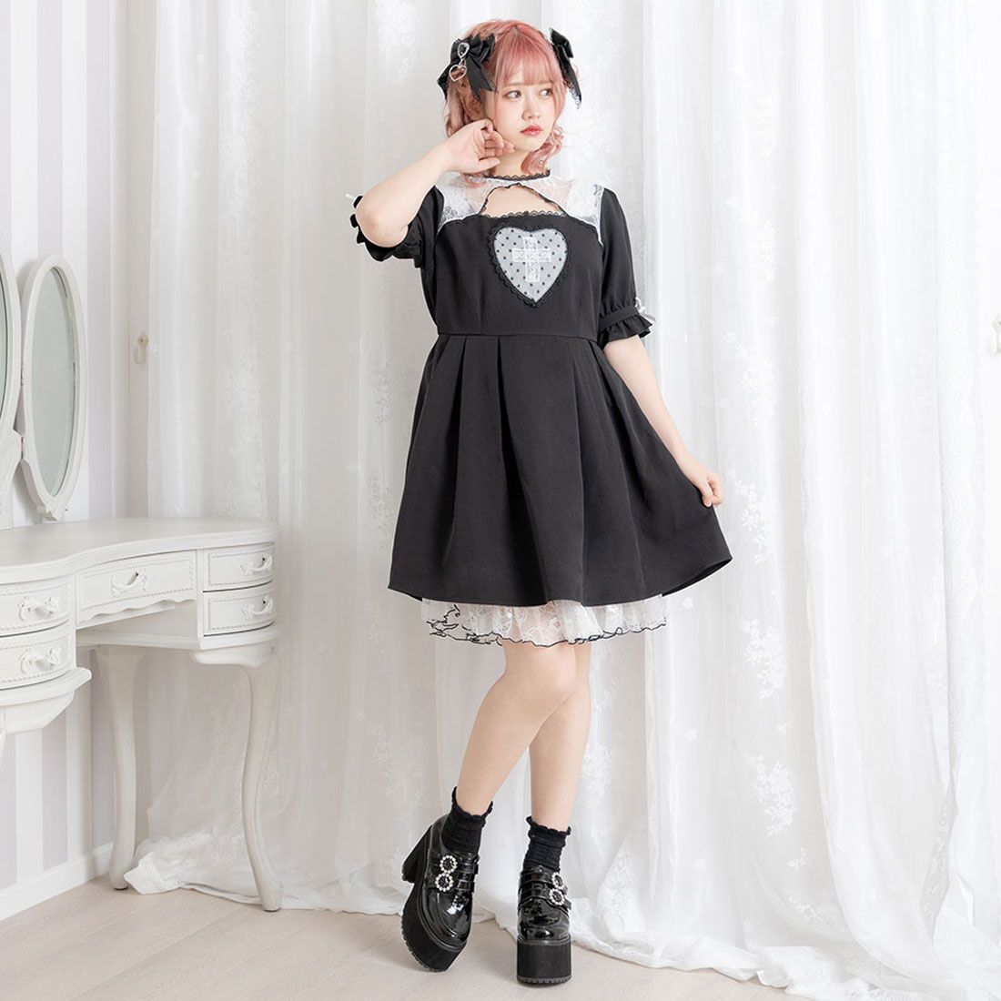 ユメテンボウ 夢展望 闇十字架ハ-トワンピ-ス