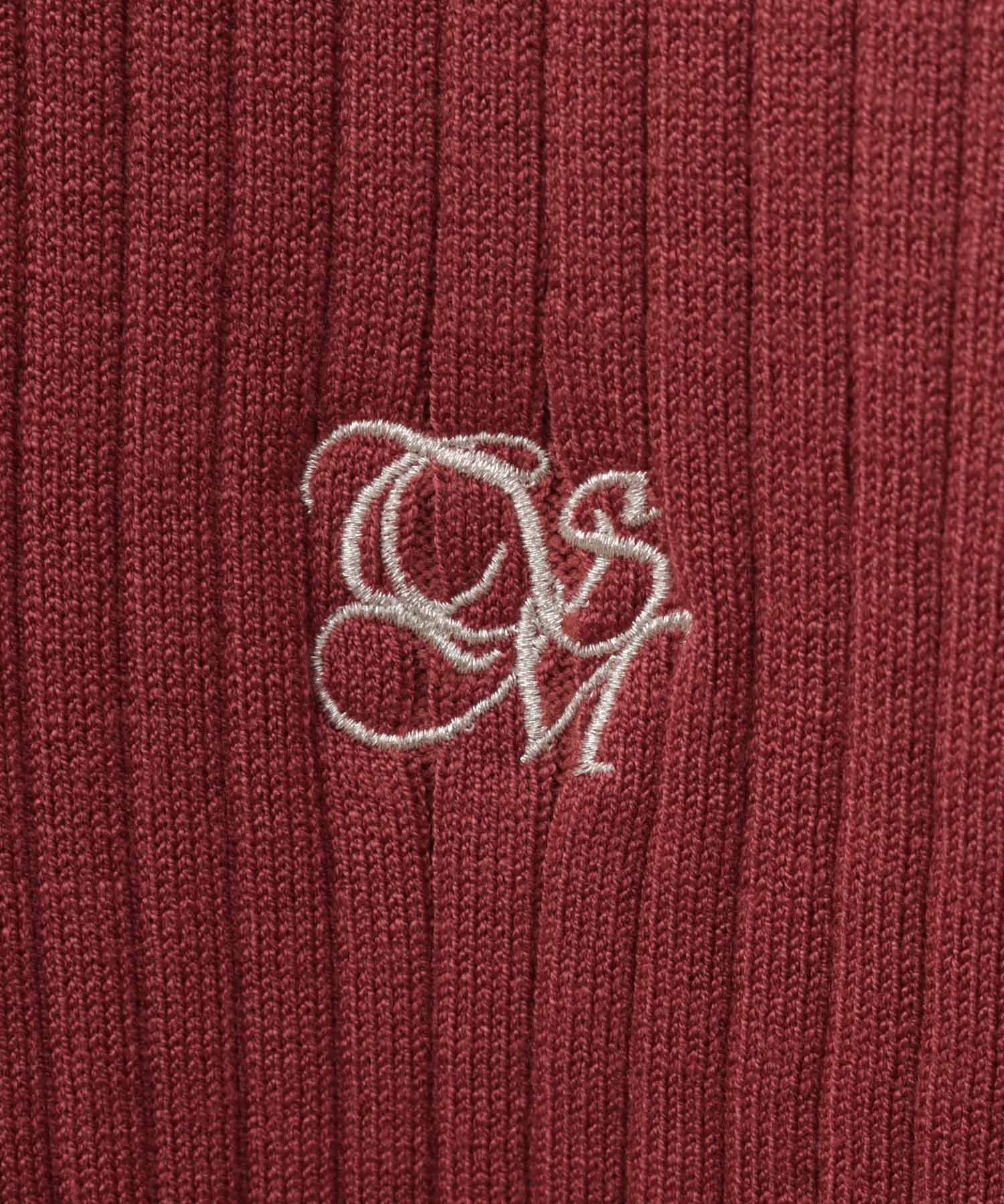 トランテアン ソン ドゥ モード 31 Sons de mode シャツ襟付き2WAYリブニット