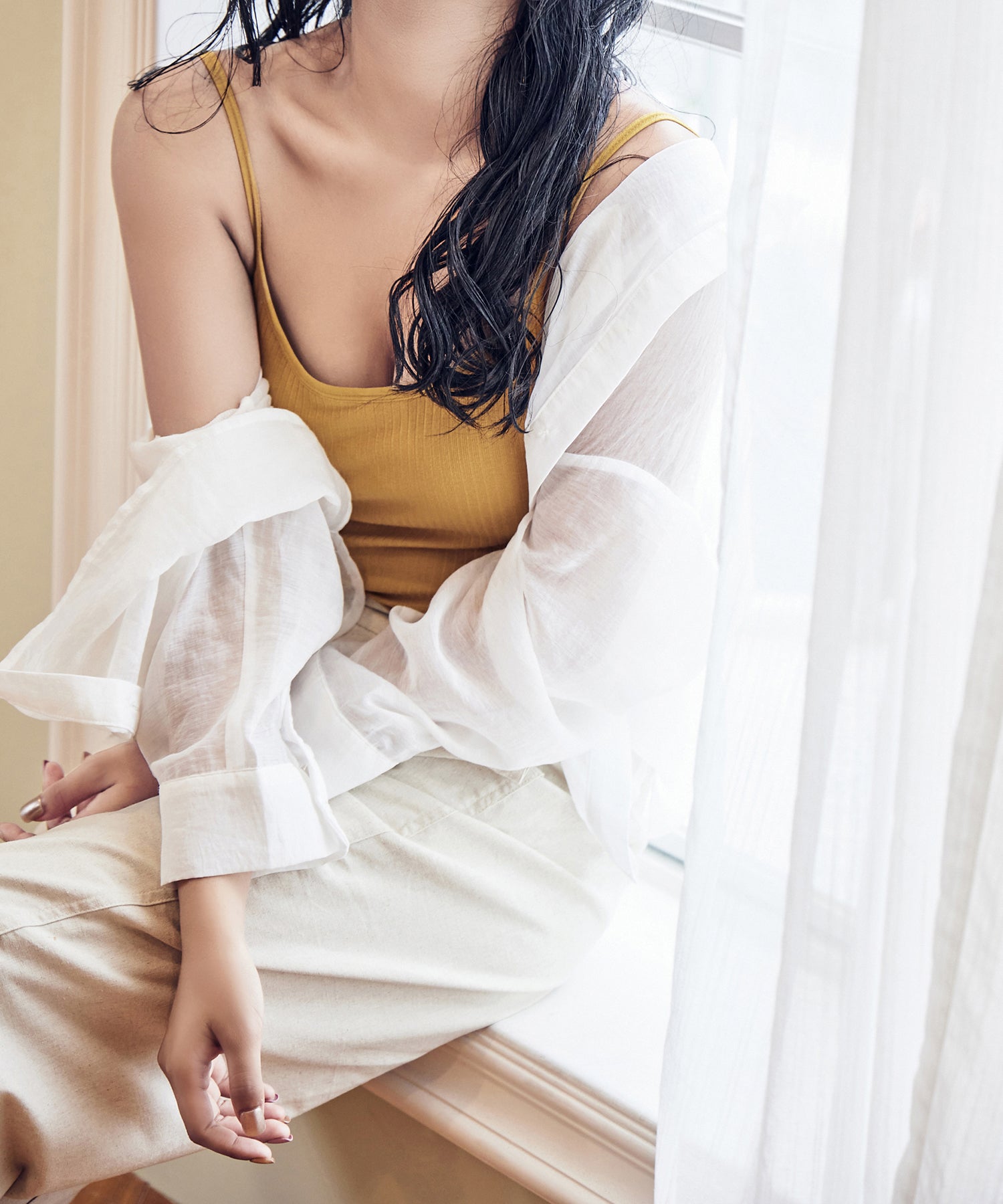 ツーハッチ tu-hacci カップ付き バックオープンブラトップキャミ (ブラック) ブラック