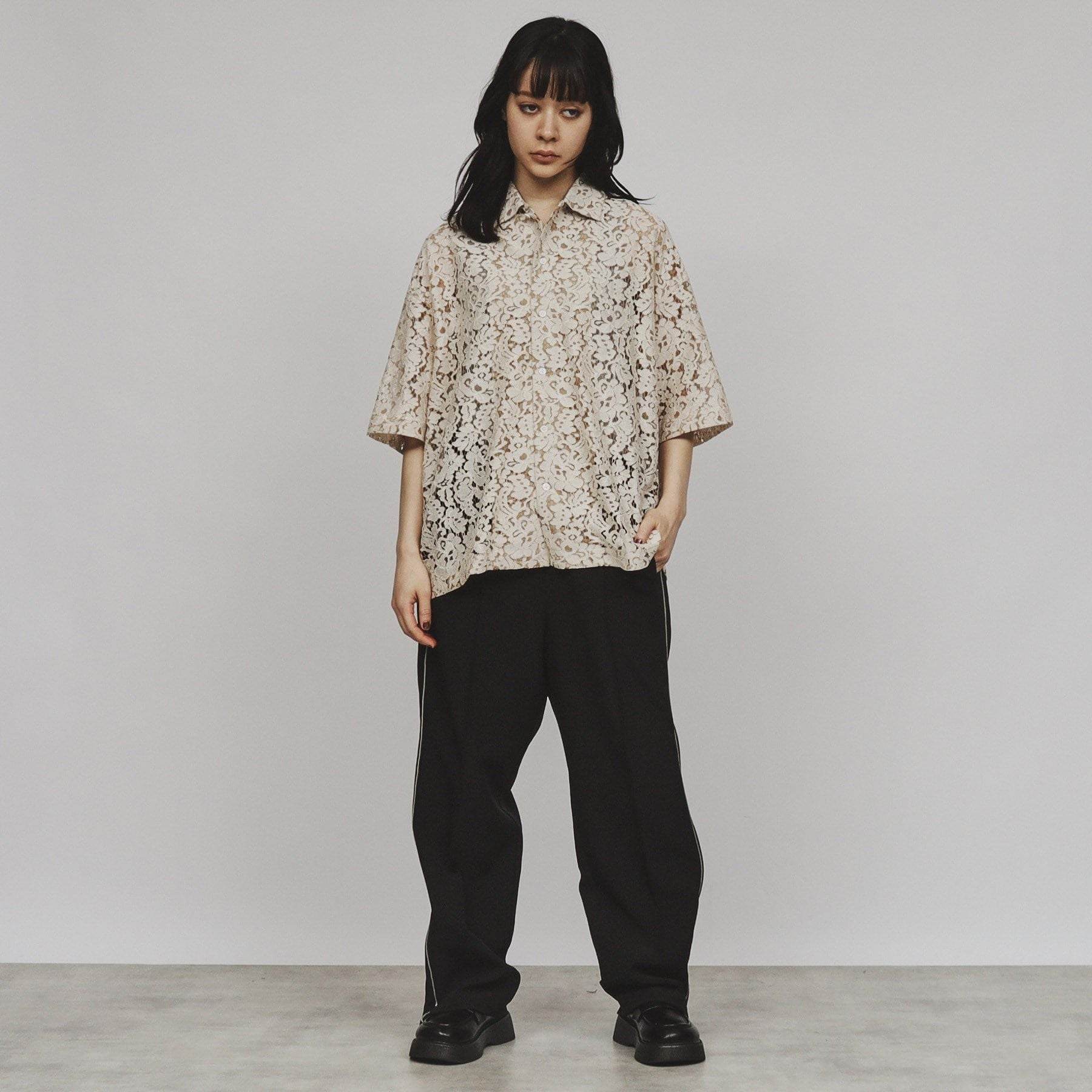 ティーケー タケオ キクチ tk.TAKEO KIKUCHI レースデザインシャツ