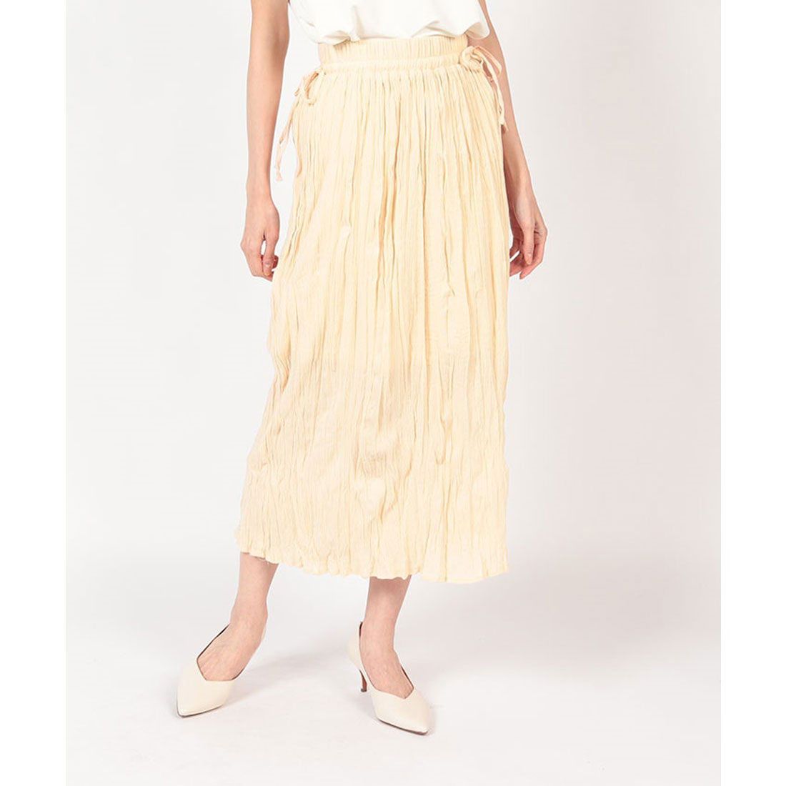 アルシーヴアウトレット archives コットンクリンクルスカート