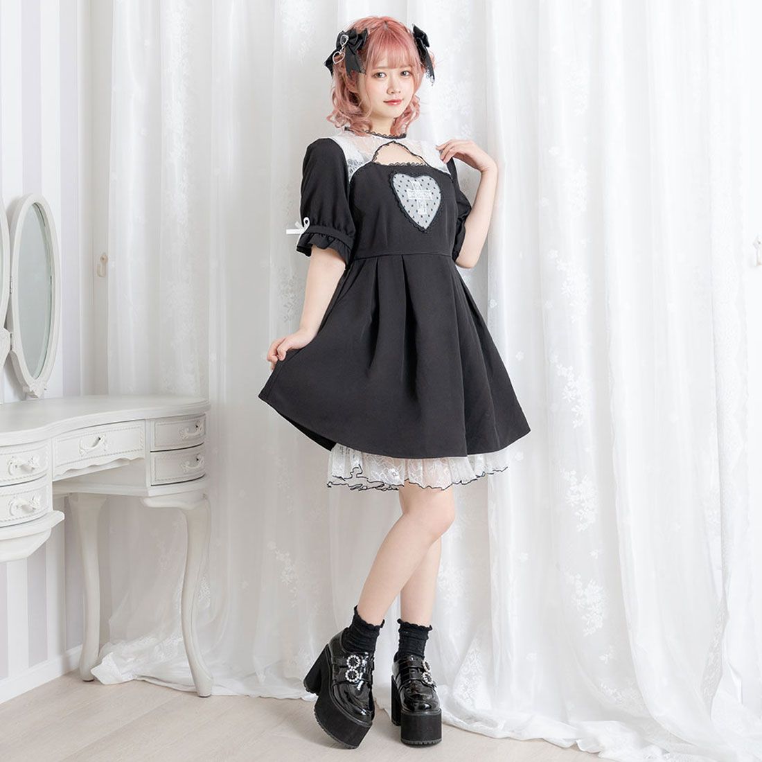 ユメテンボウ 夢展望 闇十字架ハ-トワンピ-ス