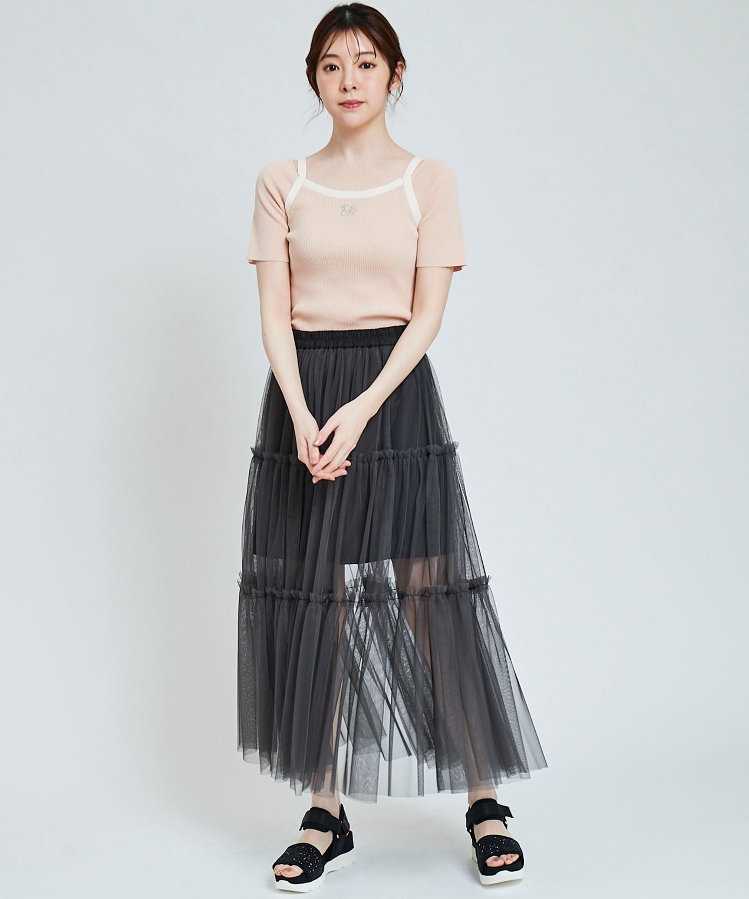 トランテアン ソン ドゥ モード 31 Sons de mode チュール×ミニスカート