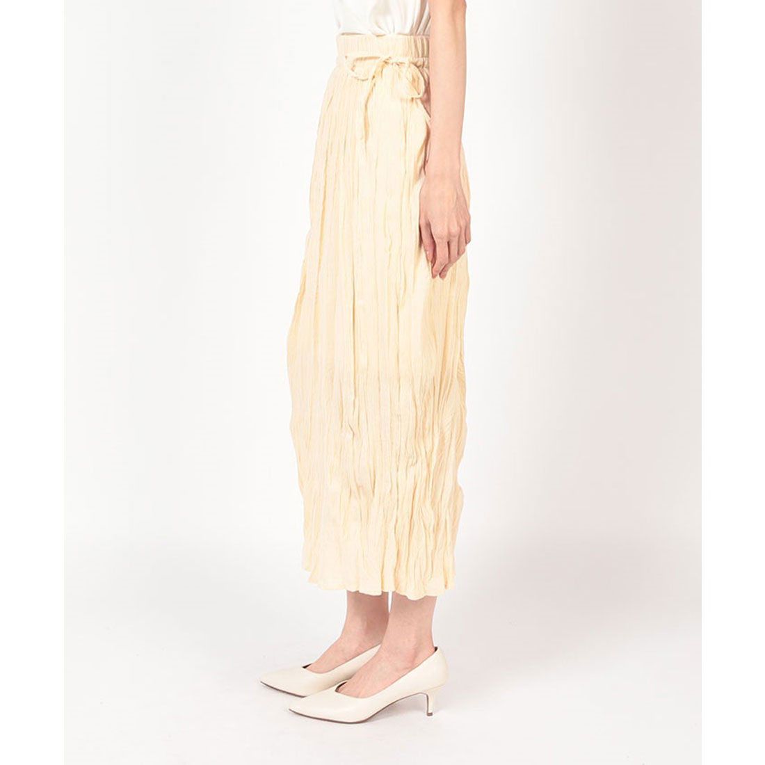 アルシーヴアウトレット archives コットンクリンクルスカート