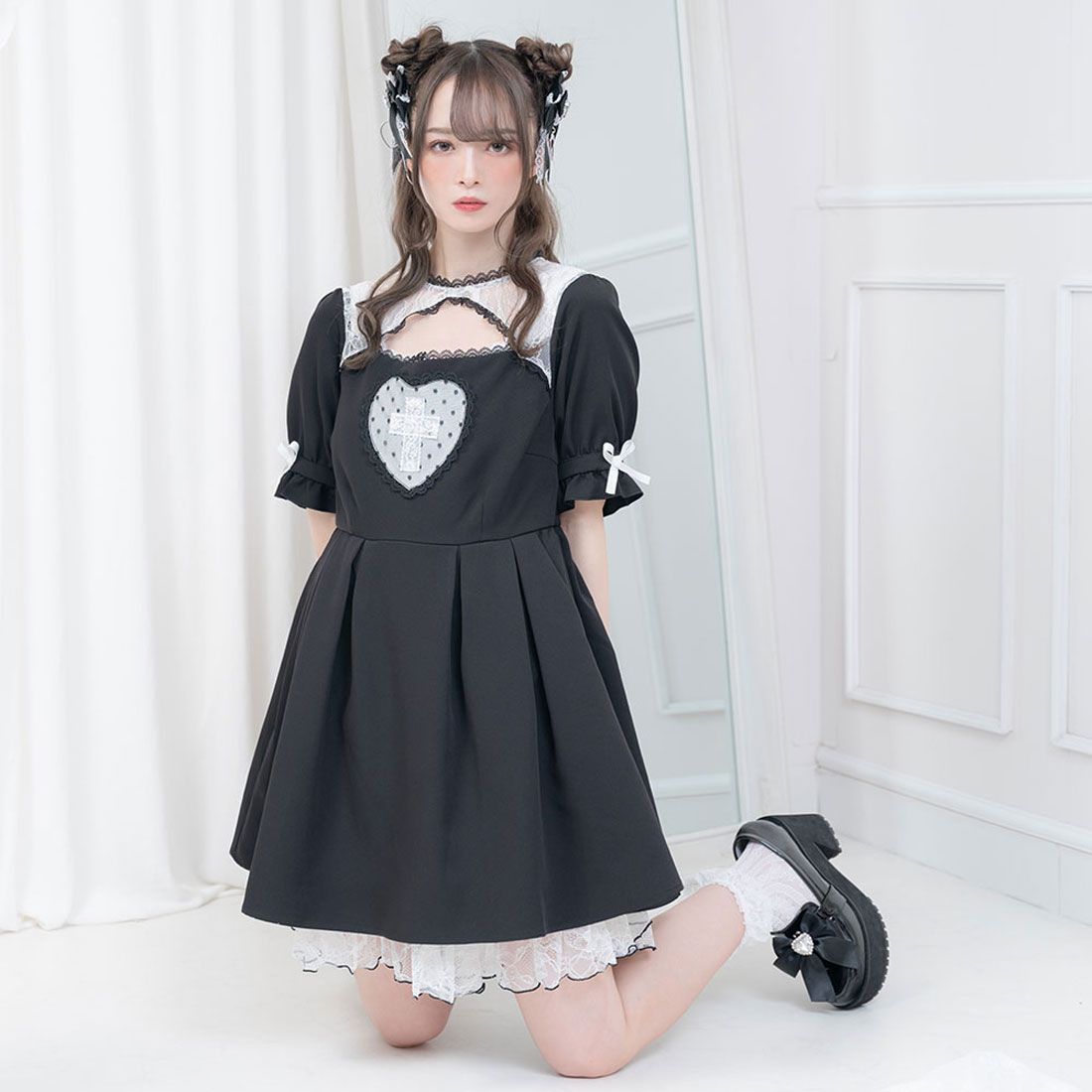 ユメテンボウ 夢展望 闇十字架ハ-トワンピ-ス