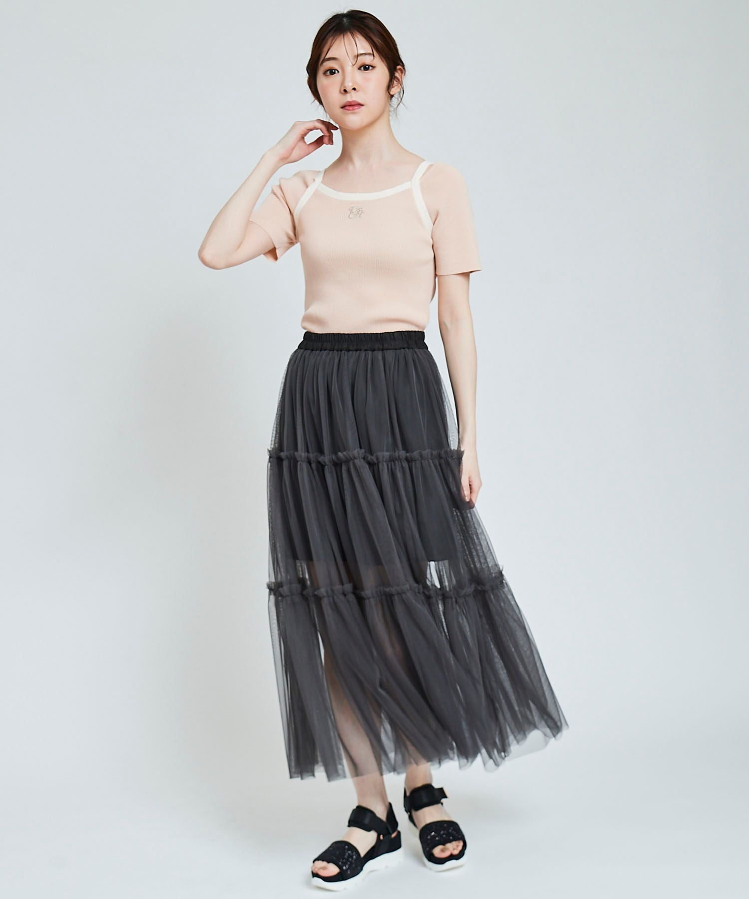 トランテアン ソン ドゥ モード 31 Sons de mode チュール×ミニスカート