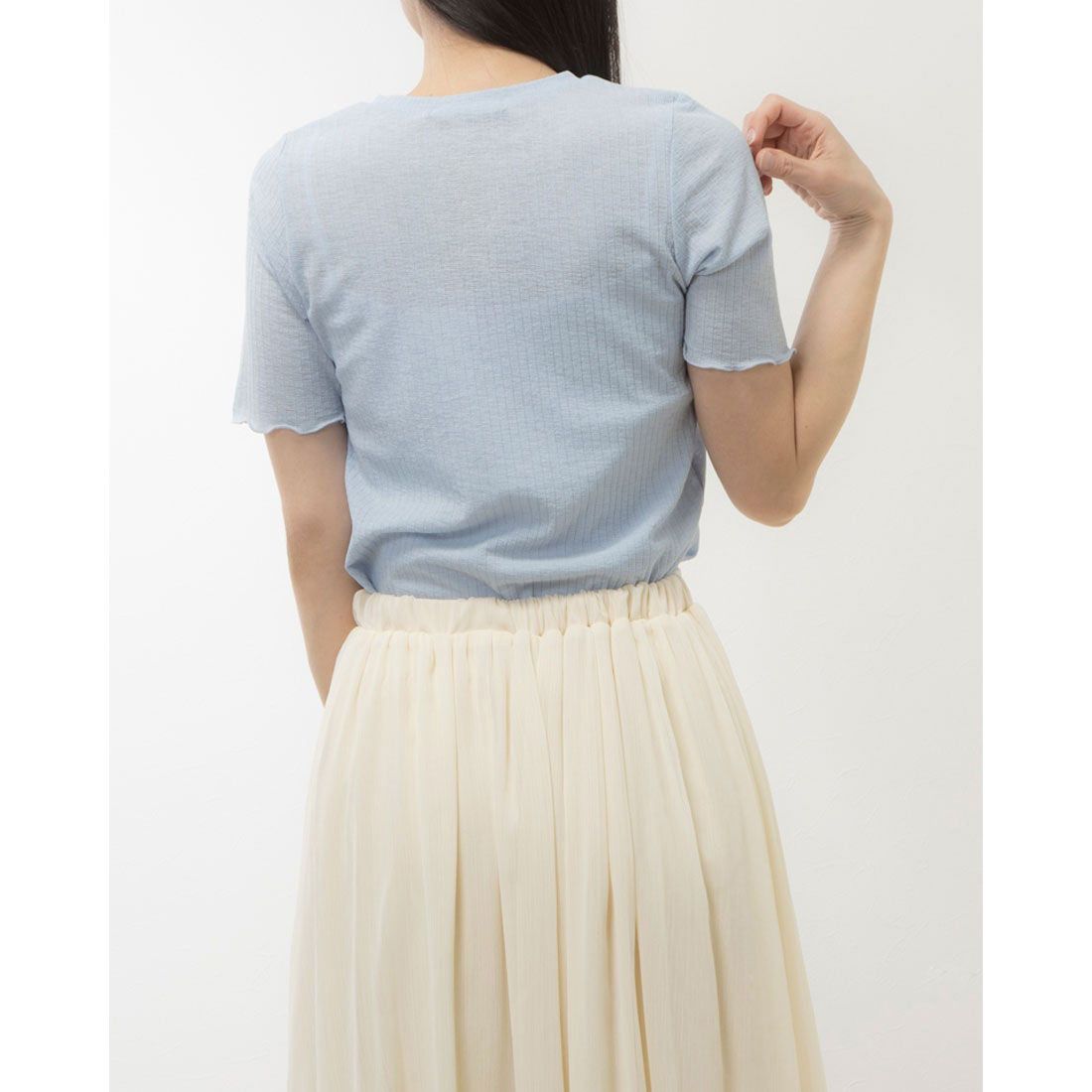 レイカズン Ray Cassin シアーリブメロープルオーバー