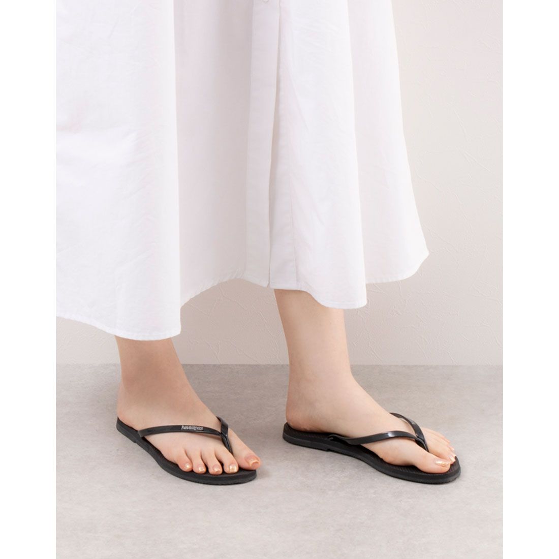 ハワイアナス Havaianas サンダル ラバービーチサンダル You-Metallic-Steel-Gray