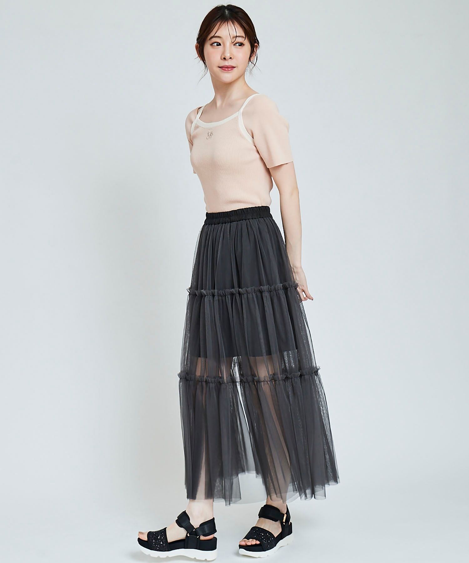 トランテアン ソン ドゥ モード 31 Sons de mode チュール×ミニスカート