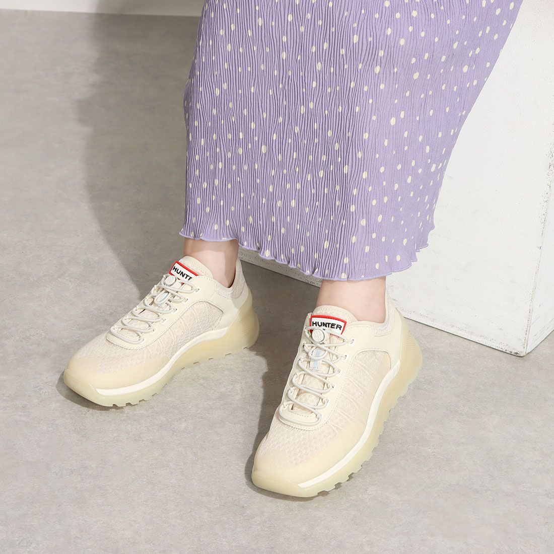 ハンター HUNTER【レインシューズ】 レディース スニーカー シューズ TRAVEL TRAINER WFF1100REN