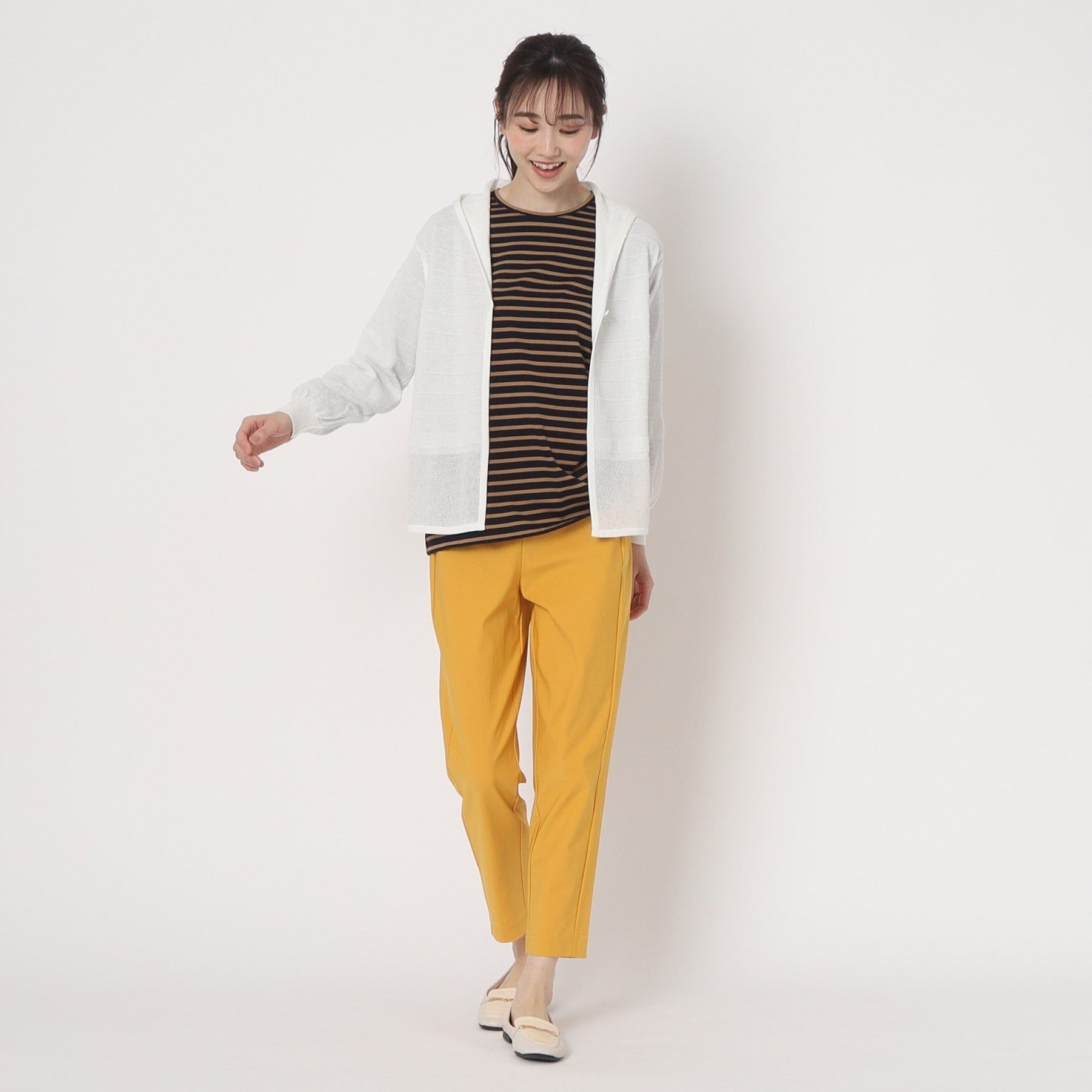 コルディア CORDIER ブルーム フーディカーディガン