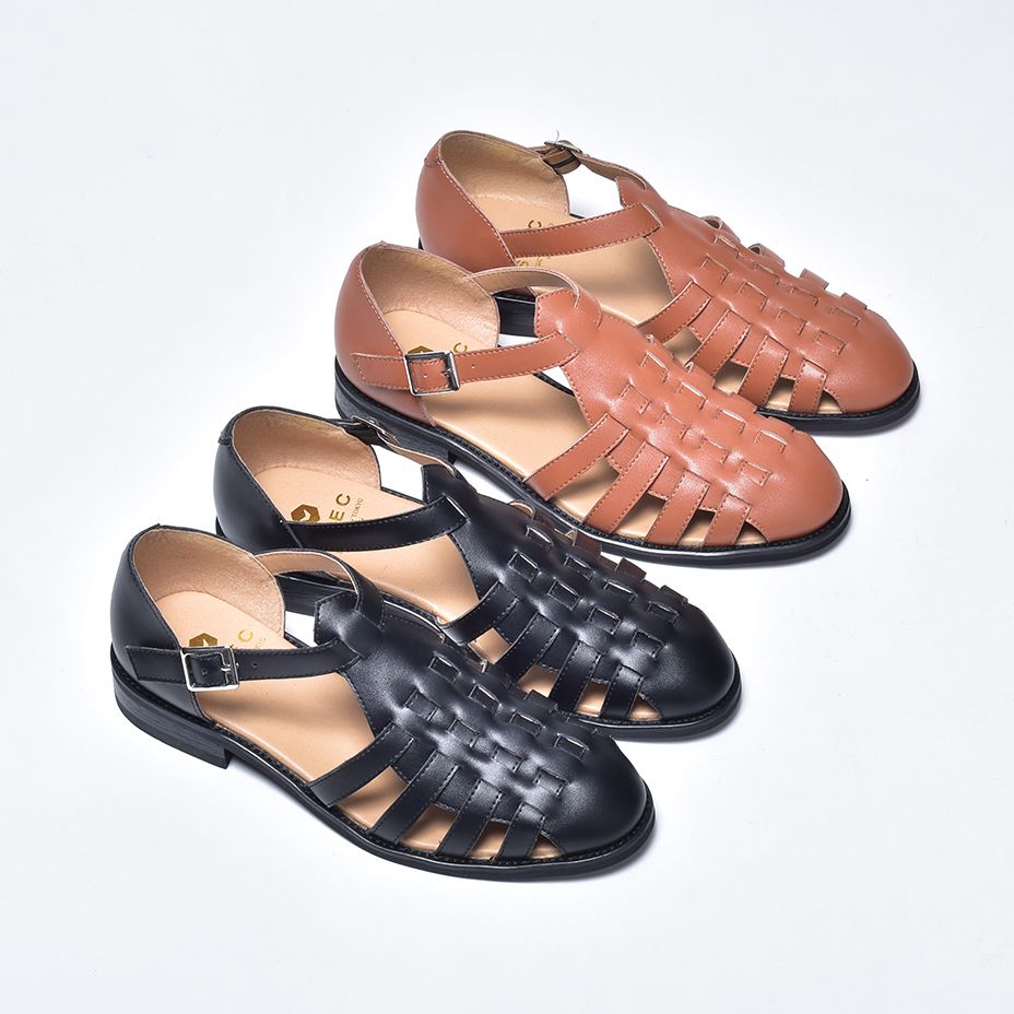 シュベック SVEC レザーグルカサンダル