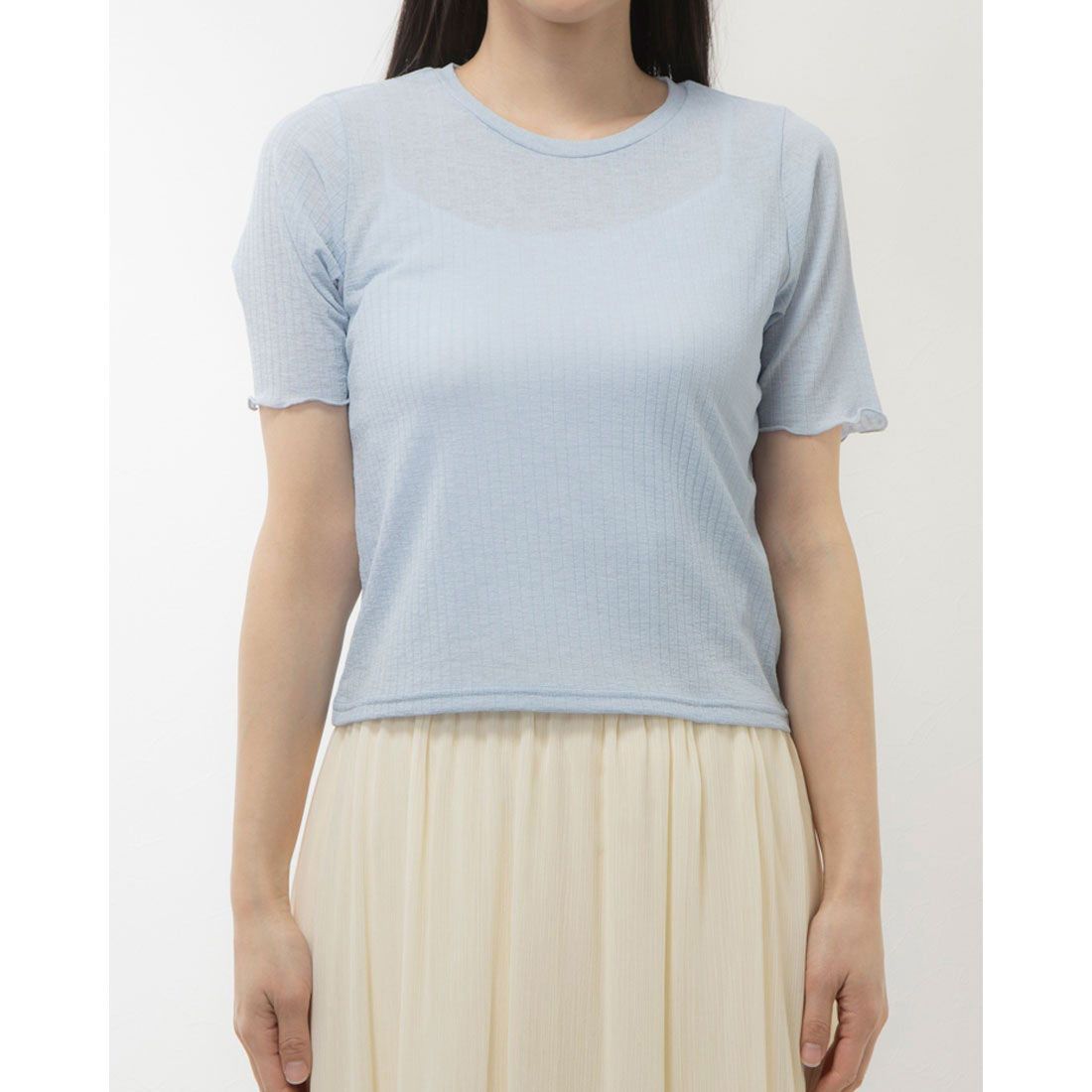 レイカズン Ray Cassin シアーリブメロープルオーバー