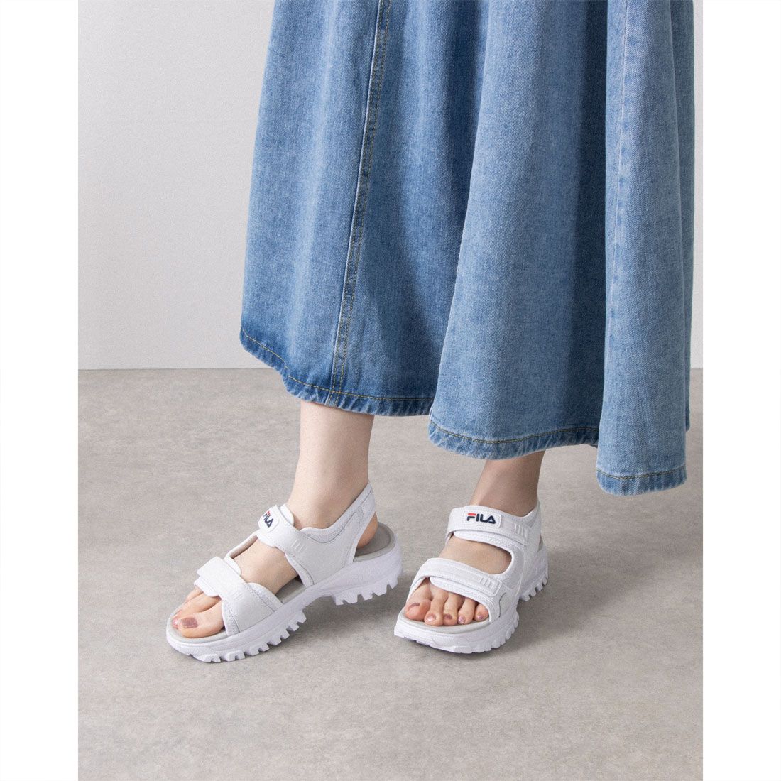 フィラ FILA レディース サンダル 厚底 スポサン TRACER SANDAL