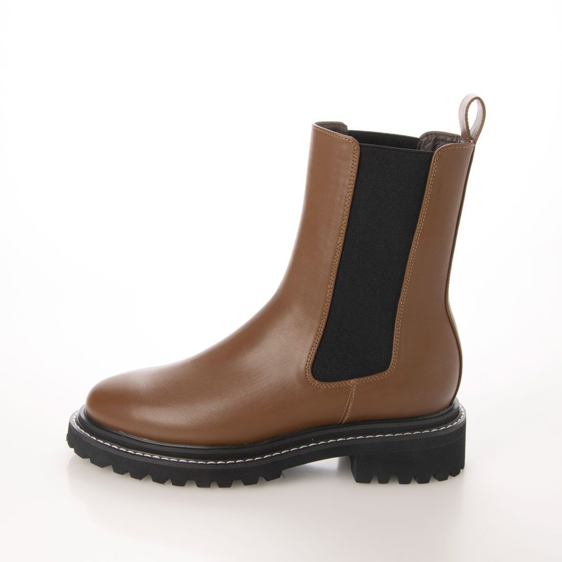 【EVOL/イーボル】 ホワイトステッチトラックソール サイドゴアブーツ IT9860